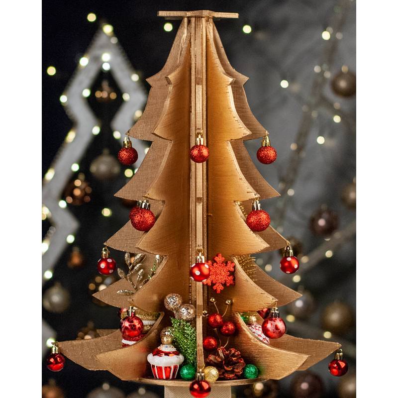 Χριστουγεννιάτικο ξύλινο δέντρο